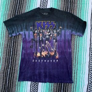 🌺Tie-dye KISS t-shirt 🌺